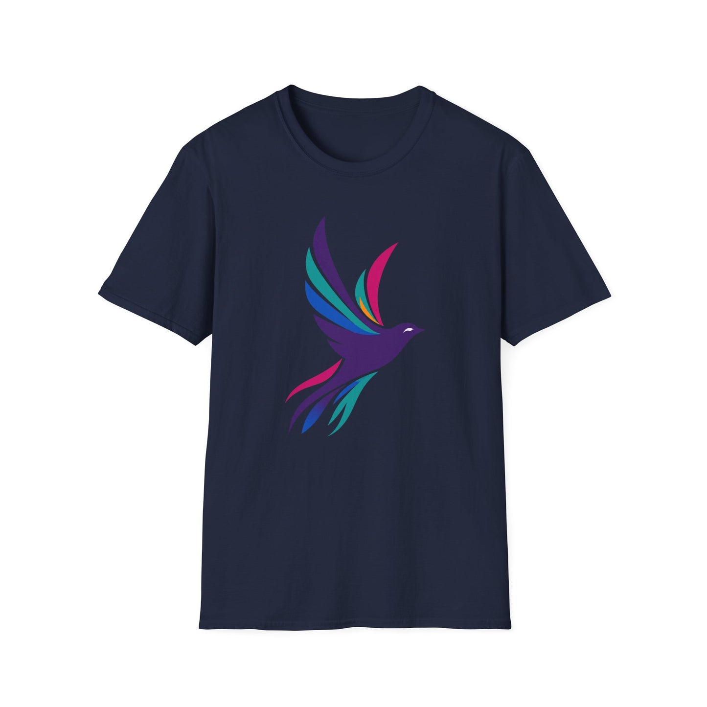 Colorful Flying Bird T Shirt