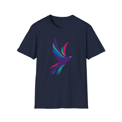 Colorful Flying Bird T Shirt