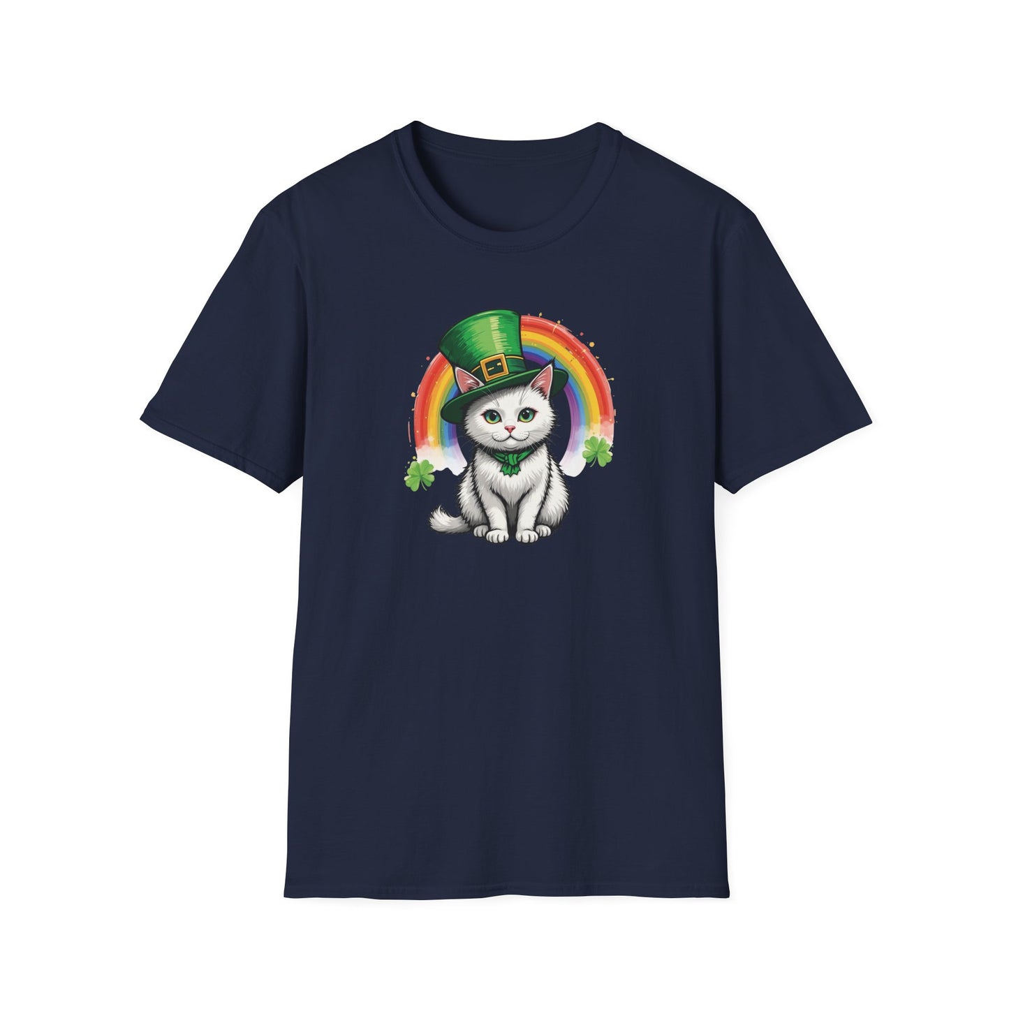 Rainbow Lucky Cat T Shirt