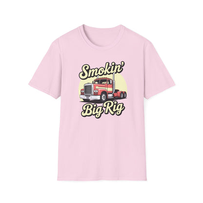 Smokin Big Rig Truck Driver T Shirt