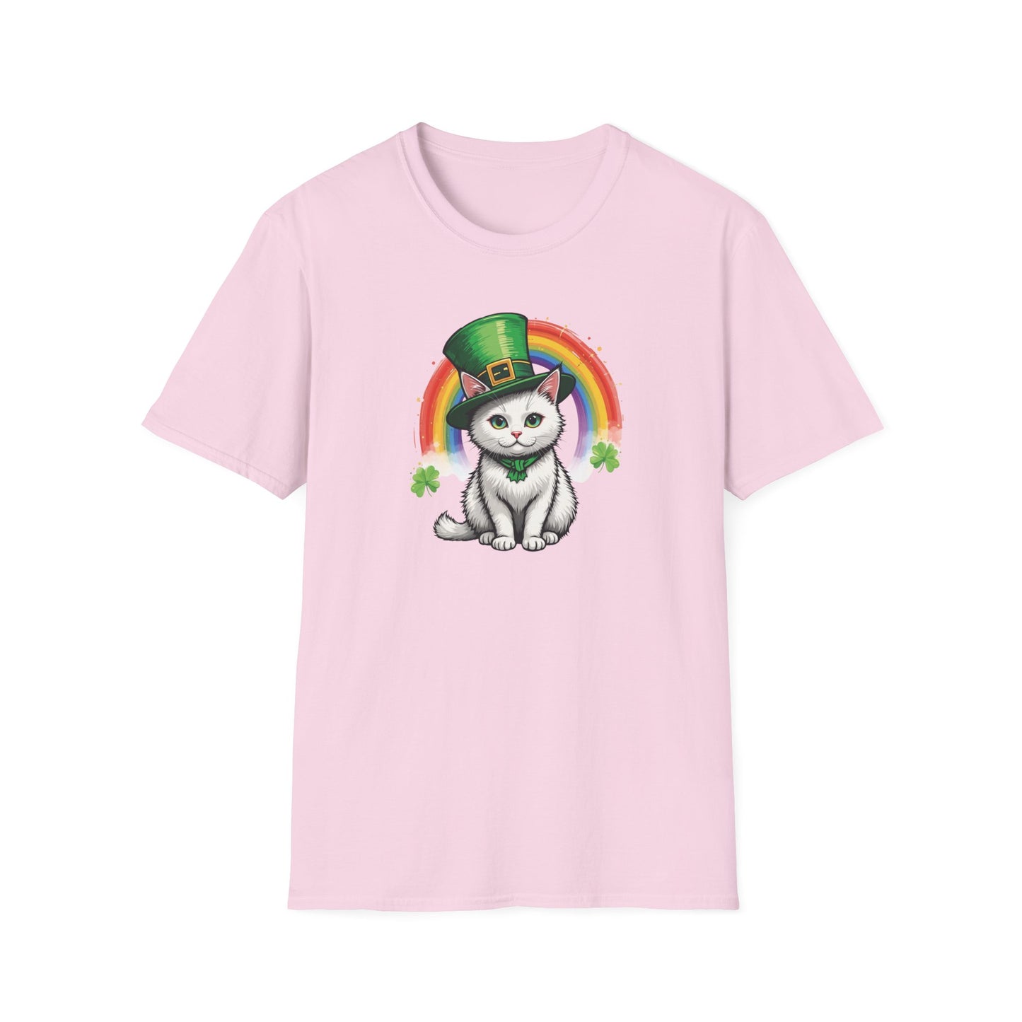 Rainbow Lucky Cat T Shirt