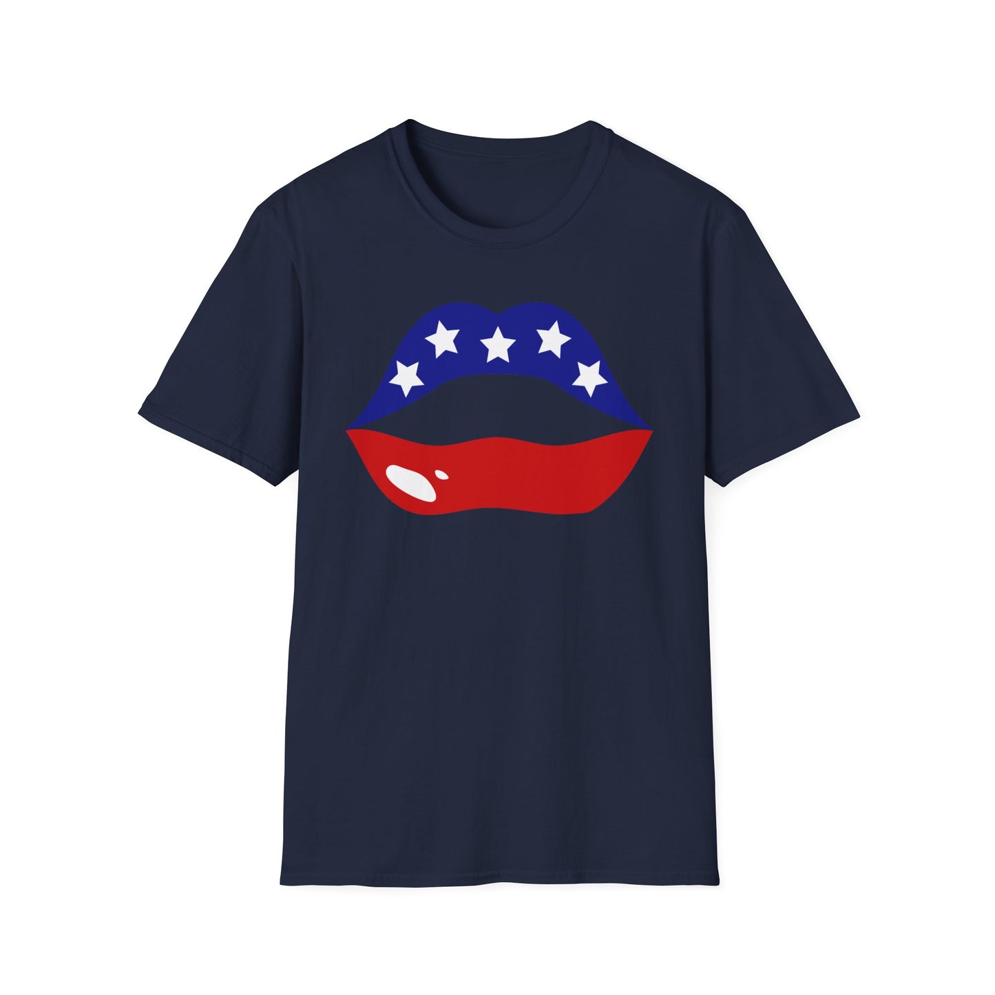 Patriotic Lips T Shirt