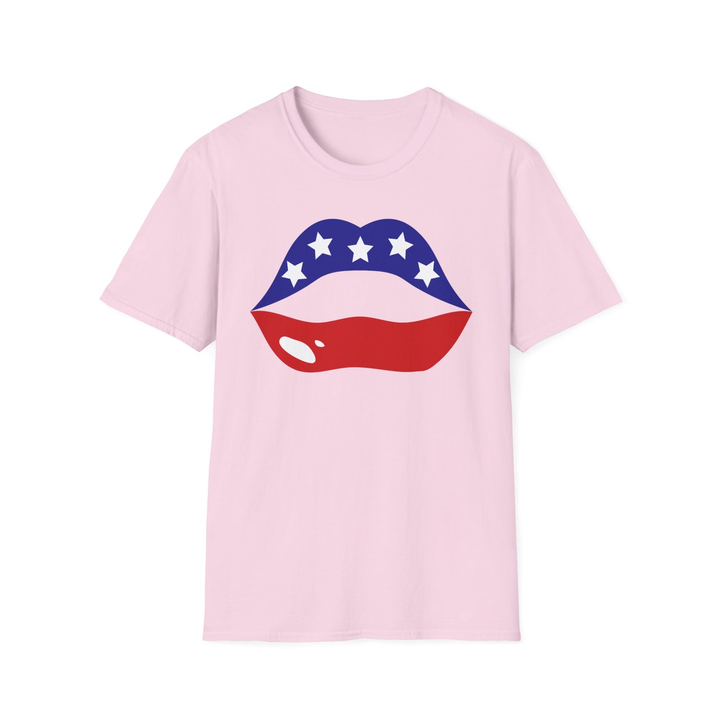 Patriotic Lips T Shirt