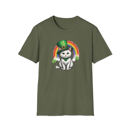 Rainbow Lucky Cat T Shirt