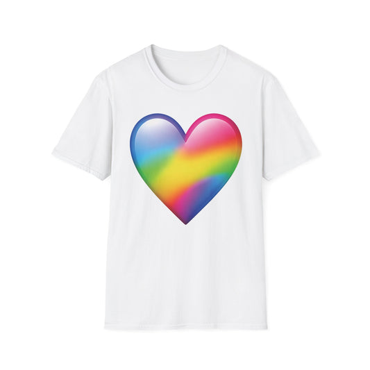 Rainbow Heart T Shirt