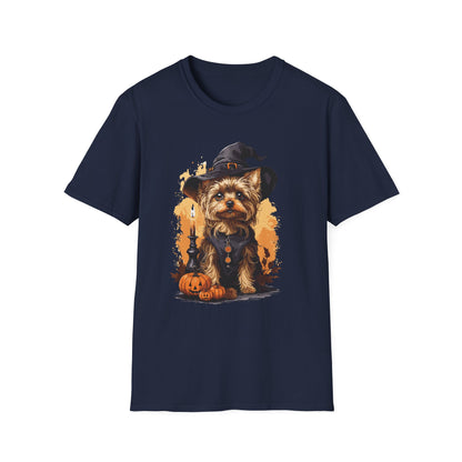 Witchy Yorkie Charm T Shirt