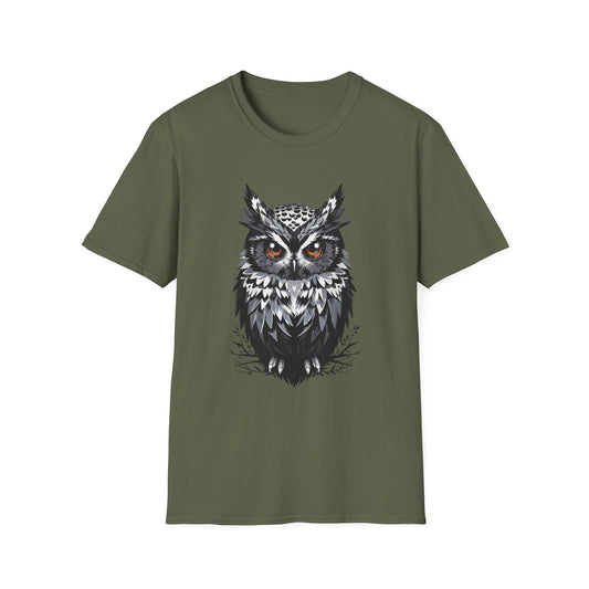 Midnight Wisdom Owl T Shirt