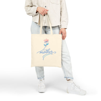 Mother Floral Script Tote