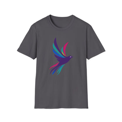 Colorful Flying Bird T Shirt