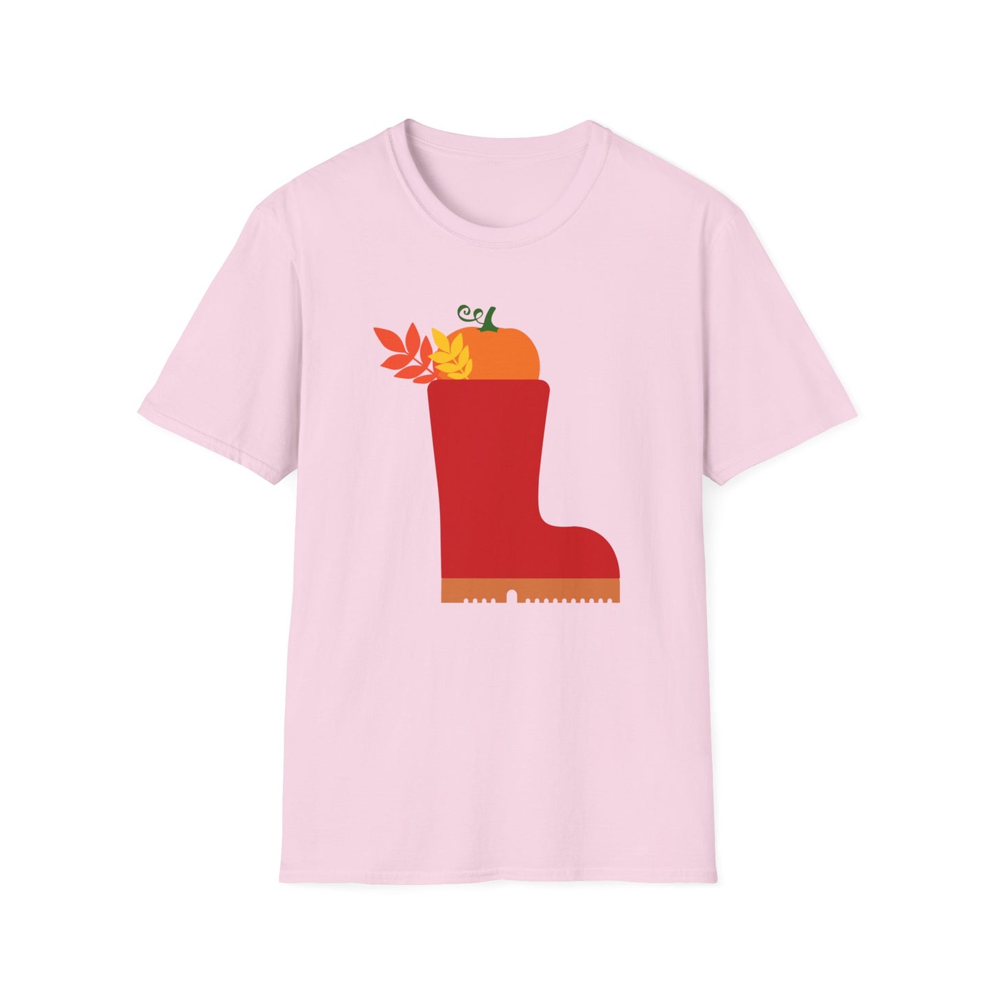 Fall Boot Pumpkin T Shirt