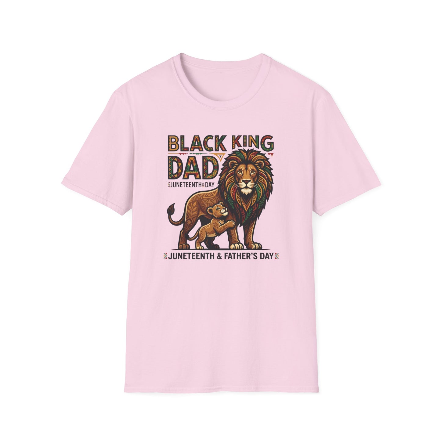 Black King Dad T Shirt