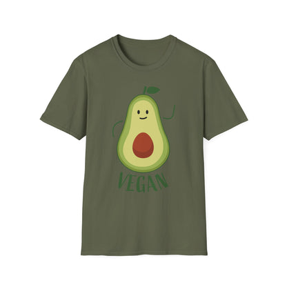 Cute Avocado Vegan T Shirt