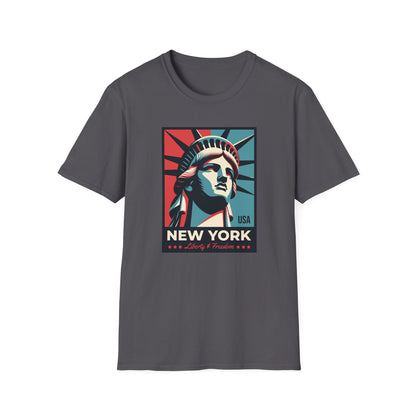 New York Liberty And Freedom T Shirt