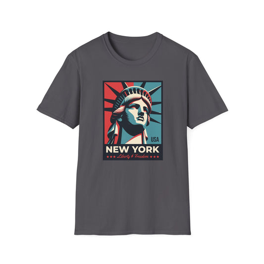 New York Liberty And Freedom T Shirt