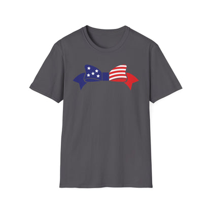 Patriotic USA Bow T Shirt