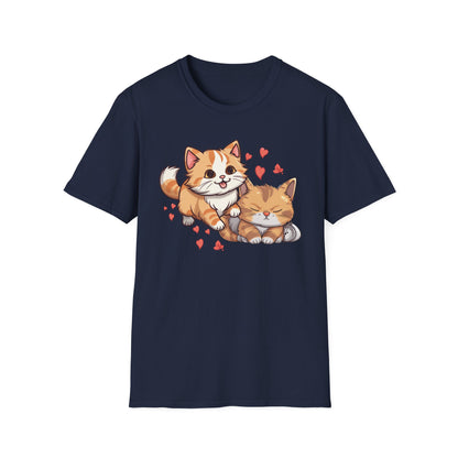Cur Cat Friendship T Shirt