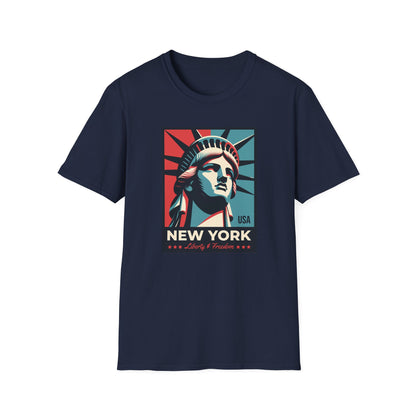 New York Liberty And Freedom T Shirt