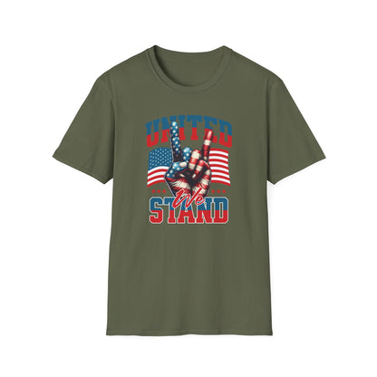 United We Stand Patriotic T Shirt