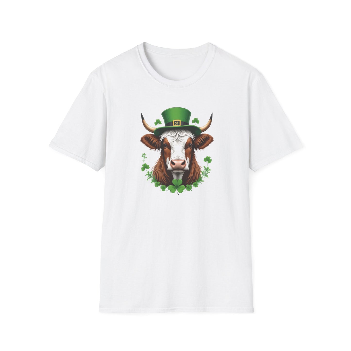 Lucky Highland Cow T Shirt