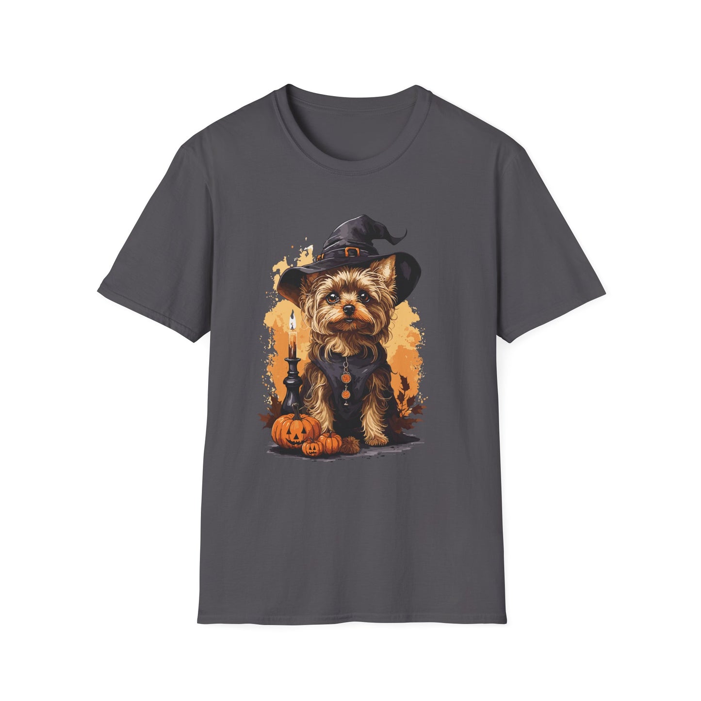 Witchy Yorkie Charm T Shirt