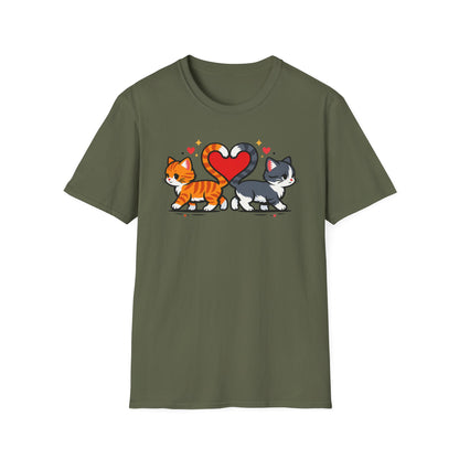 Cute Cat Love T Shirt