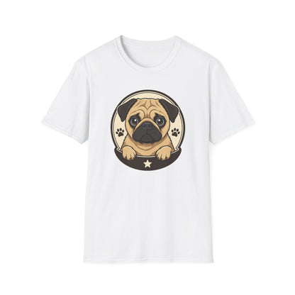 Cute Pug Dog Graphic T Shirt