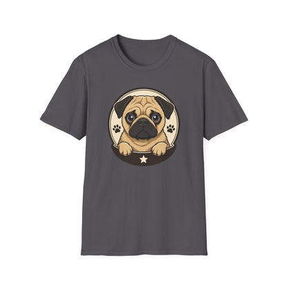 Cute Pug Dog Graphic T Shirt