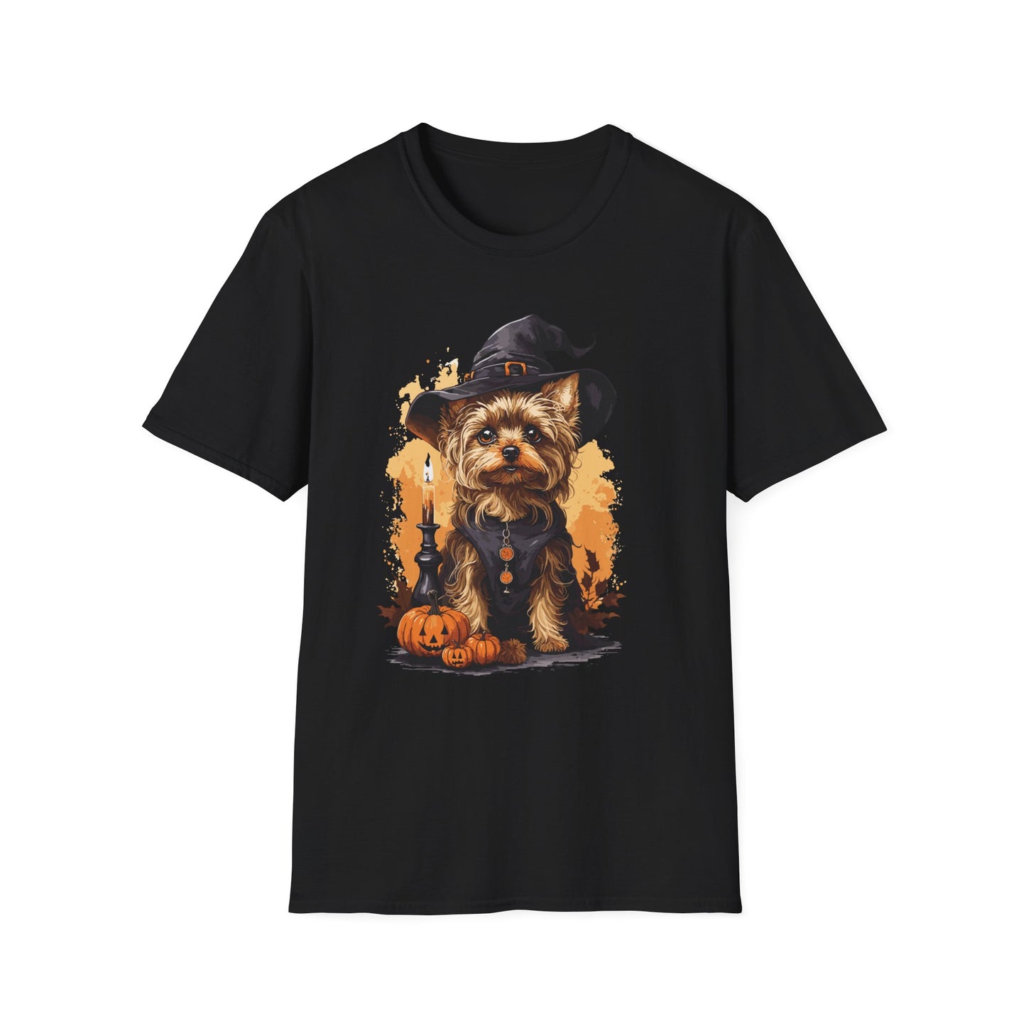 Witchy Yorkie Charm T Shirt