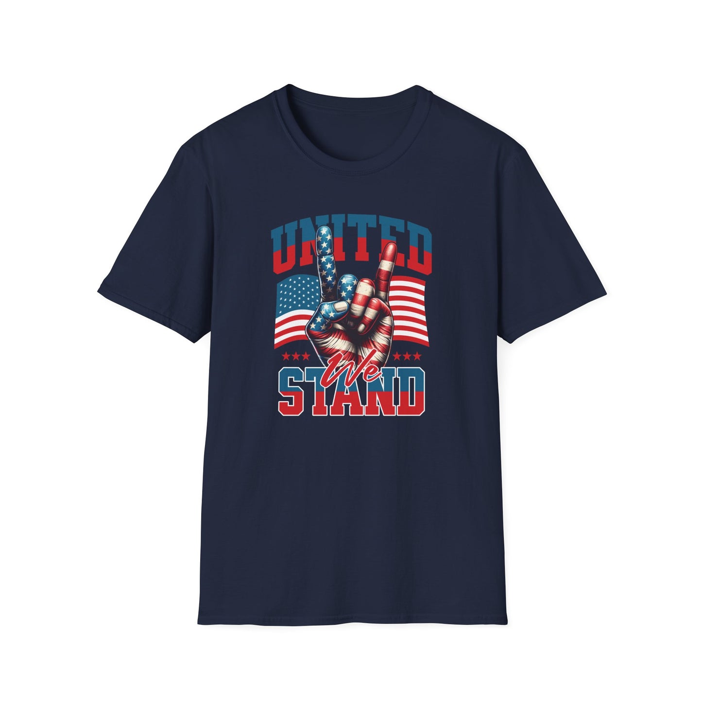 United We Stand Patriotic T Shirt