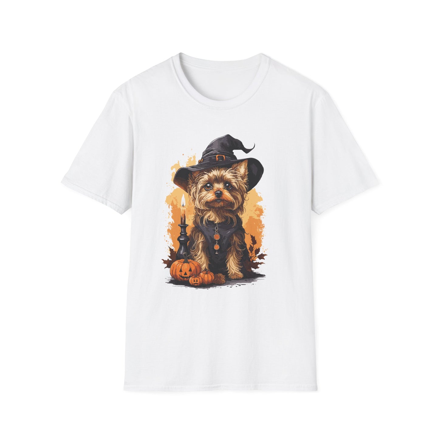 Witchy Yorkie Charm T Shirt