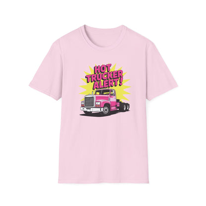 Hot Trucker Alert T Shirt