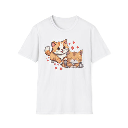 Cur Cat Friendship T Shirt